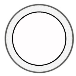 10" DRUMHEAD HYDRAULIC LINE NP TRANSPARENT...